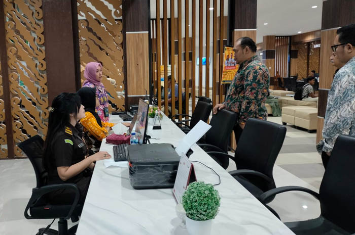 TURUN GUNUNG: Tim peninjauan pelayanan publik Kementerian PAN-RB mengecek kelayakan MPP Ngawi, Kamis (21/3).