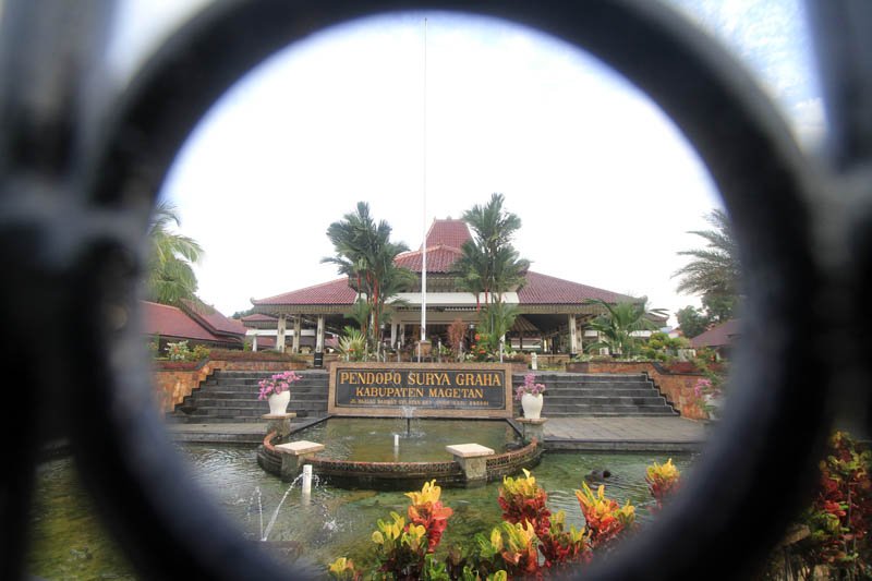 SEPI: Suasana Pendapa Surya Graha akan digunakan sebagai lokasi open house Pemkab Magetan di hari pertama lebaran.