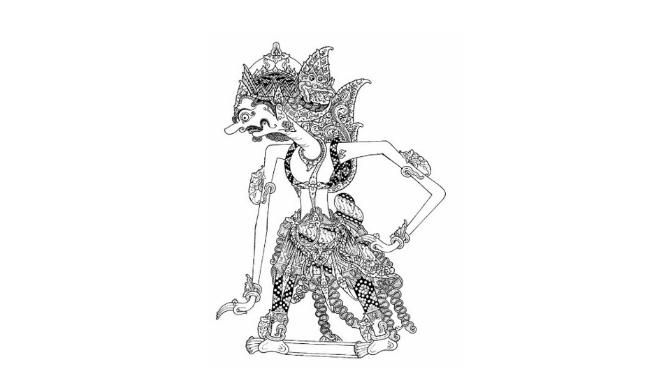 Ilustrasi tokoh wayang Danapati