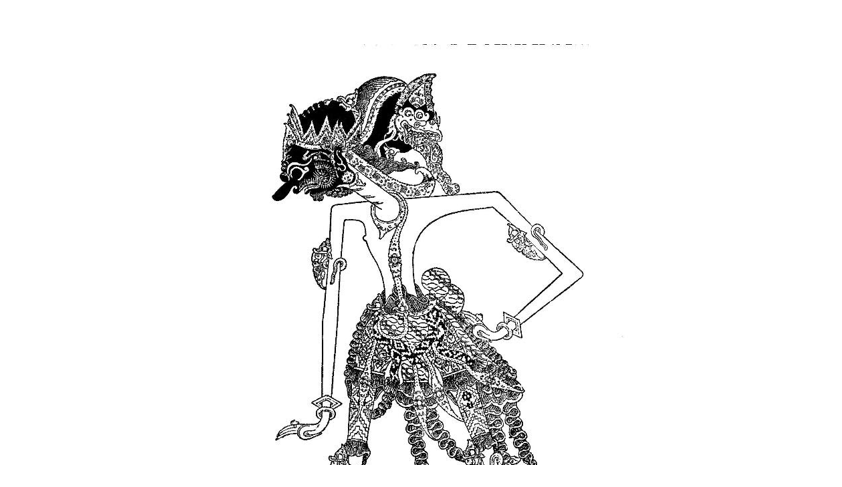 Ilustrasi tokoh wayang Gandamana