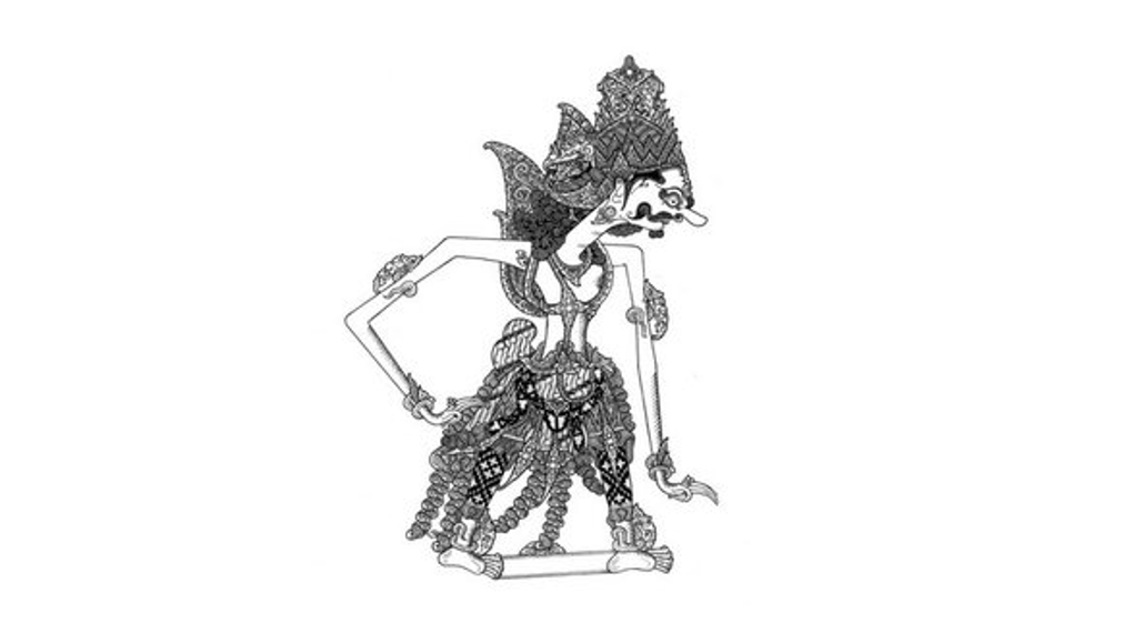 Ilustrasi tokoh wayang Sitija