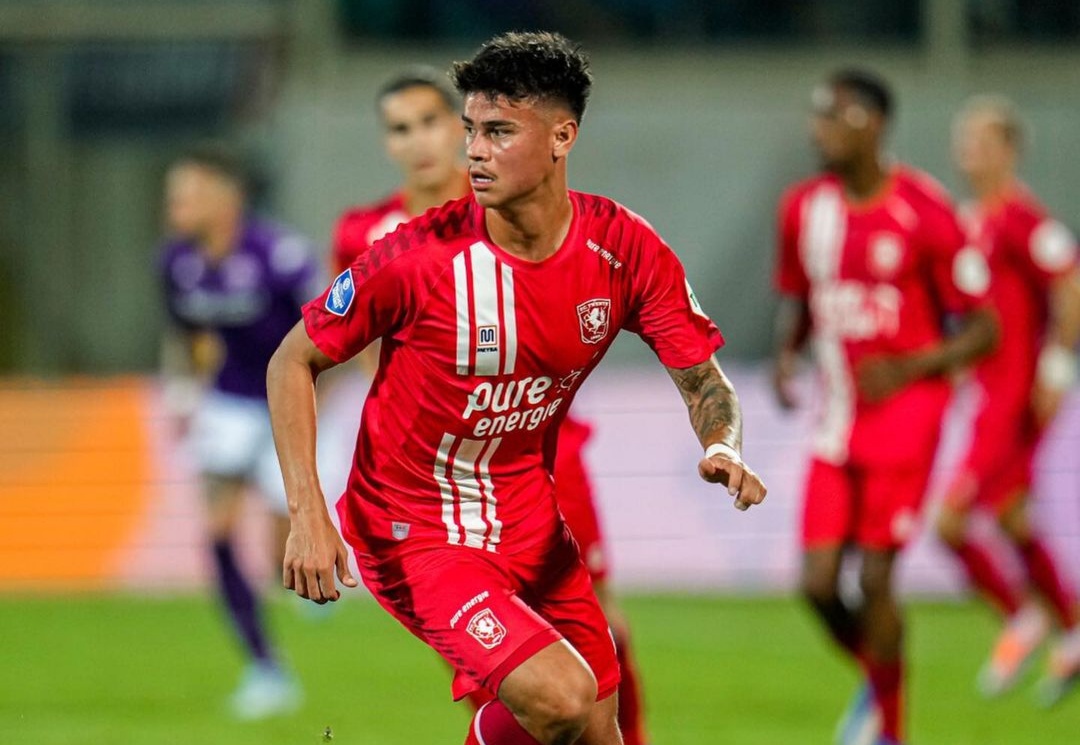 Mees Hilgers dalam sebuah pertandingan bersama GC Twente.