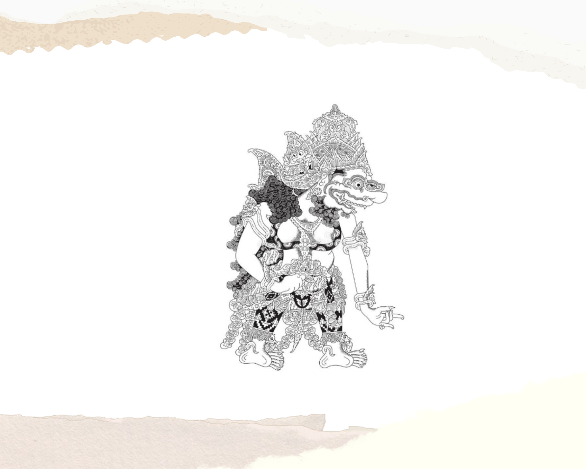 Ilustrasi tokoh wayang Niwatakawaca (RADAR MADIUN)