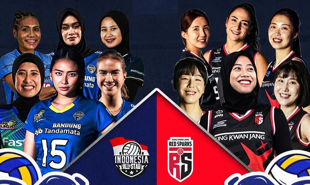 Red Sparks vs Indonesia All Stars.