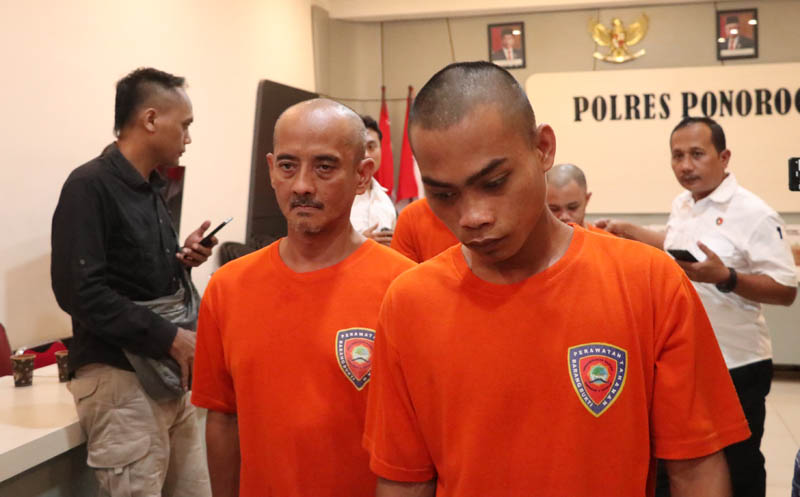 AMPUN: Polres Ponorogo menetapkan delapan terduga pelaku sebagai tersangka kasus pencurian yang menyasar rumah kosong saat Ramadan lalu.