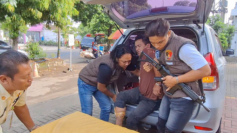 DILUMPUHKAN: DPO curanmor diamankan Satreskrim Polres Ngawi, Jumat (26/4).