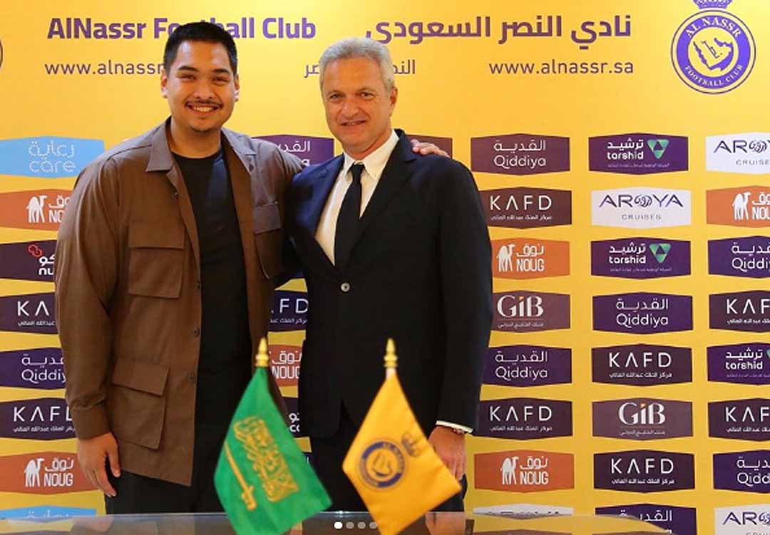Menpora bersama CEO Al-Nassr, Guido Fienga.