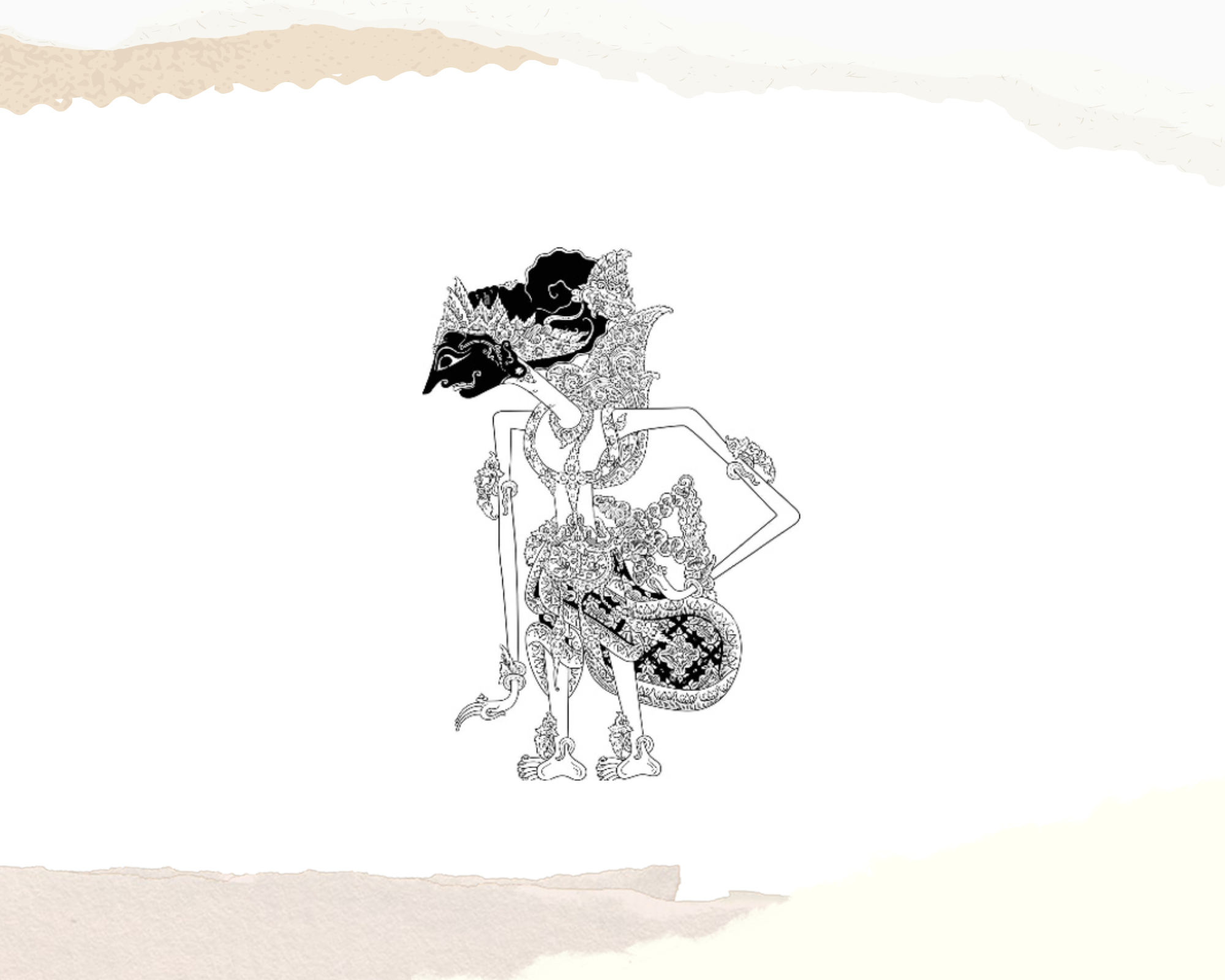 Ilustrasi tokoh wayang Prabu Citragada (RADAR MADIUN)