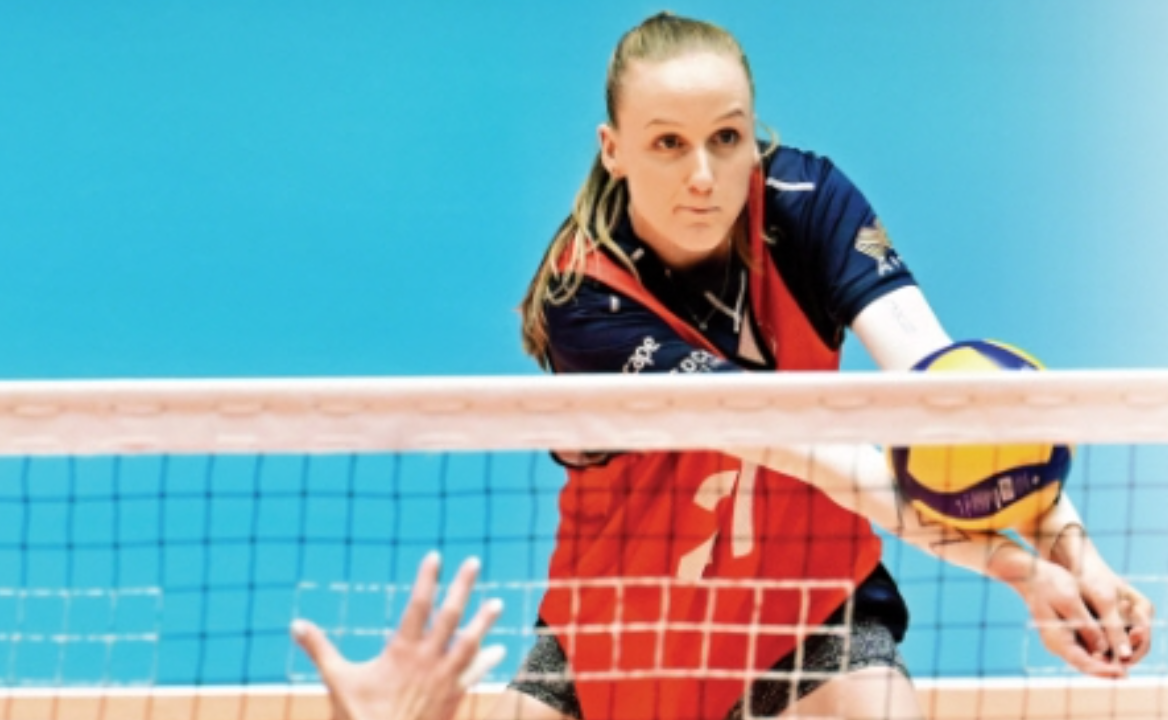 TERPILIH: Stefanie Weiler, pemain yang dipilih GS Caltex, salah satu lawan Red Sparks di V-League. (NAVER)