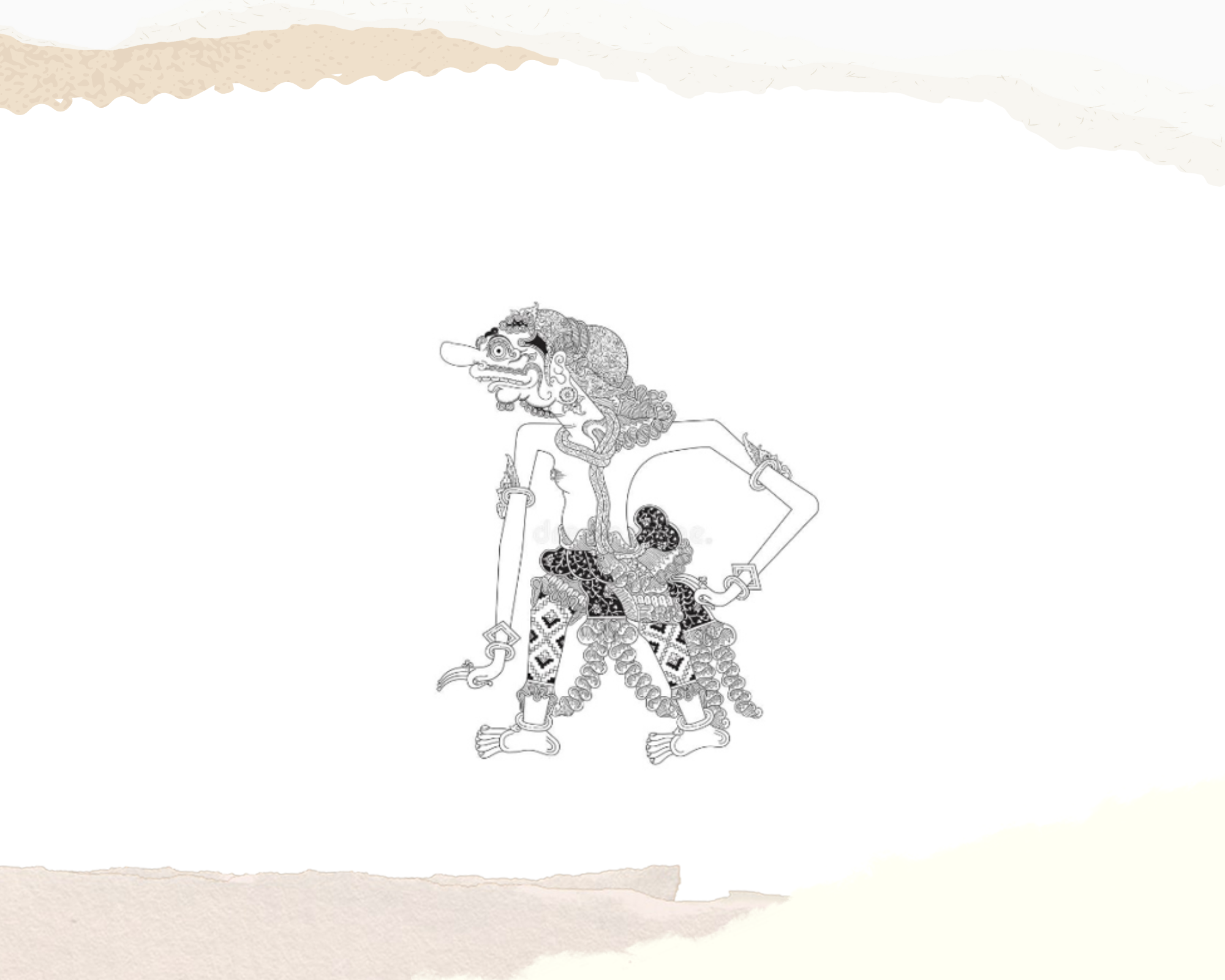 Ilustrasi tokoh wayang Patih Pragota (RADAR MADIUN)