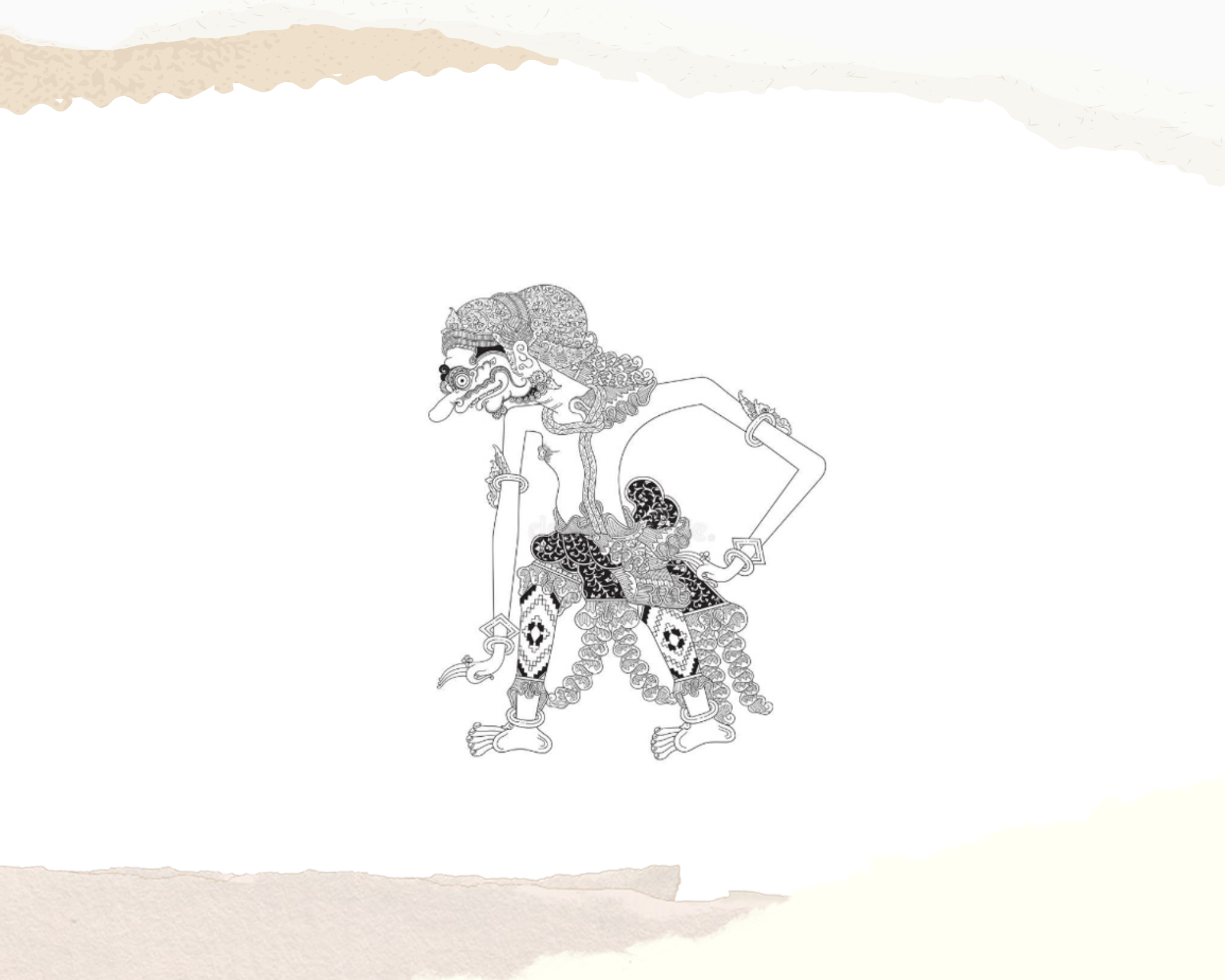 Ilustrasi tokoh wayang Patih Prabawa (RADAR MADIUN)