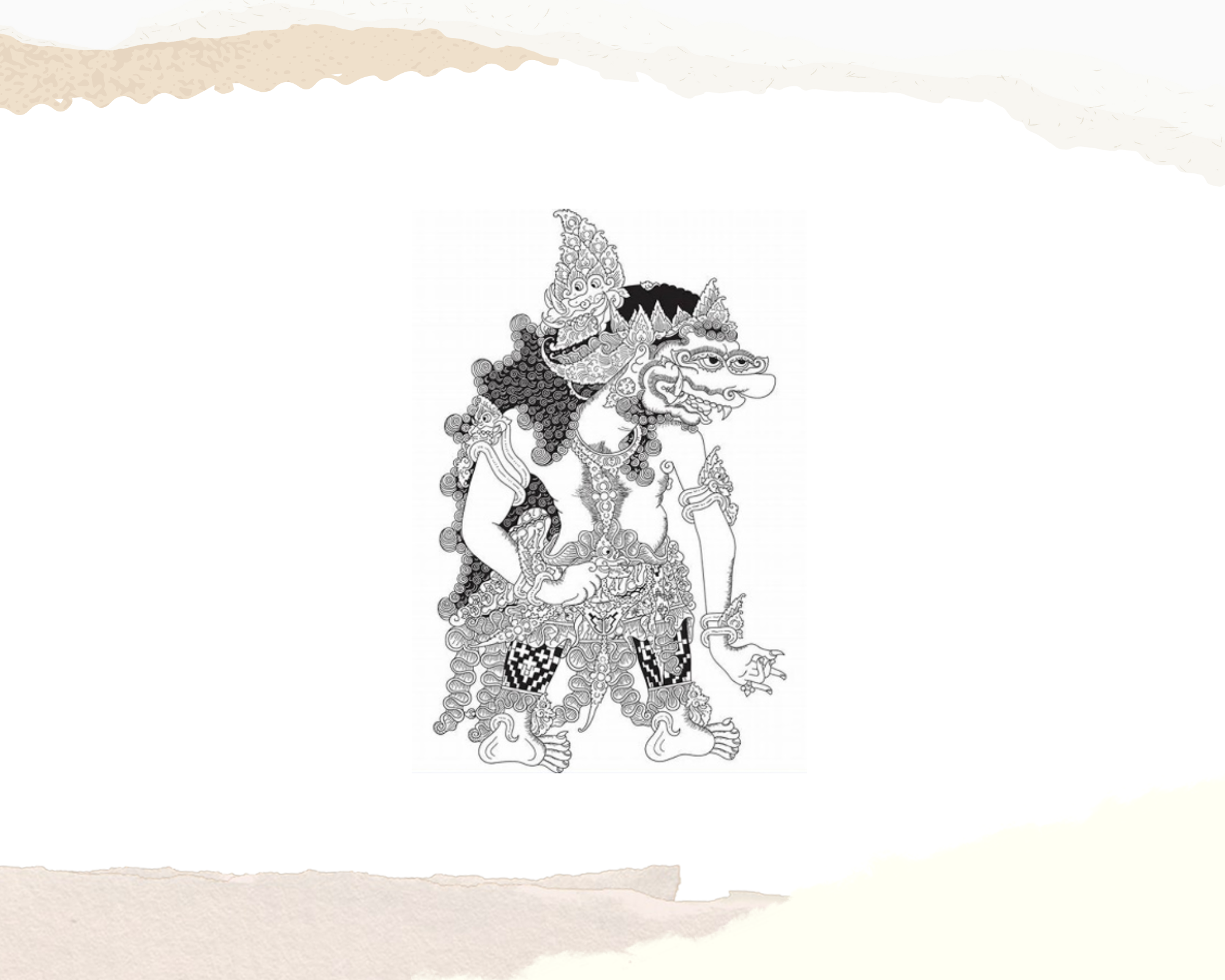 Ilustrasi tokoh wayang Kala Srenggi (RADAR MADIUN)