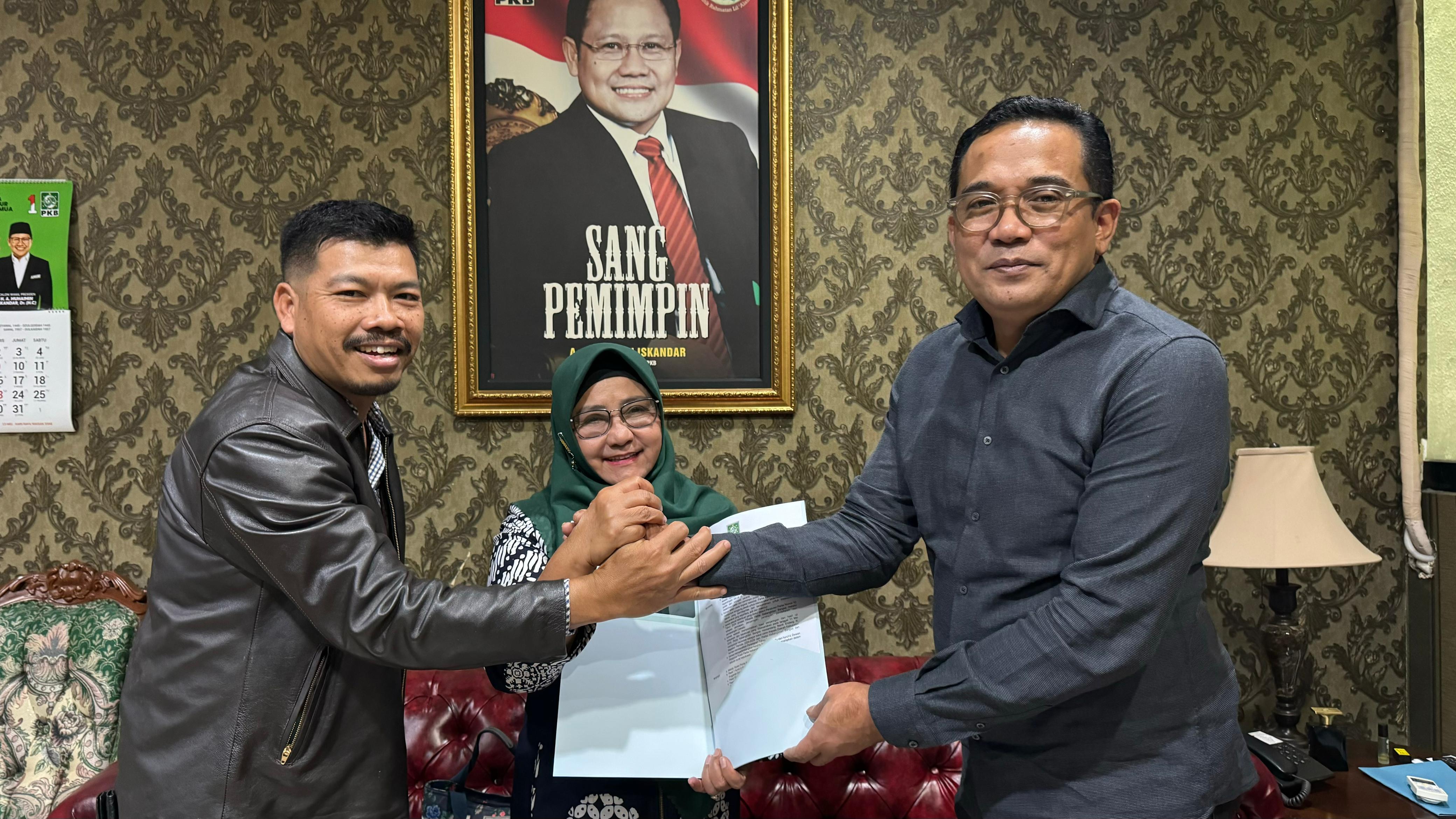 SEPAKAT: Keputusan final DPP PKB mandatkan Nanik Endang Rusminiarti sebagai calon bupati Magetan di Pilkada 2024.
