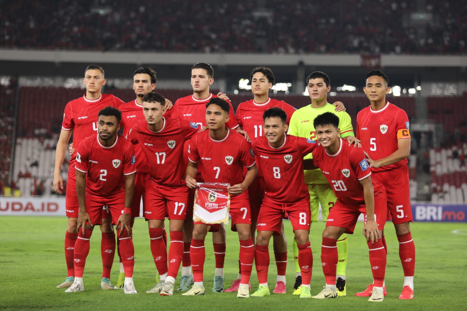 Para pemain Timnas Indonesia.