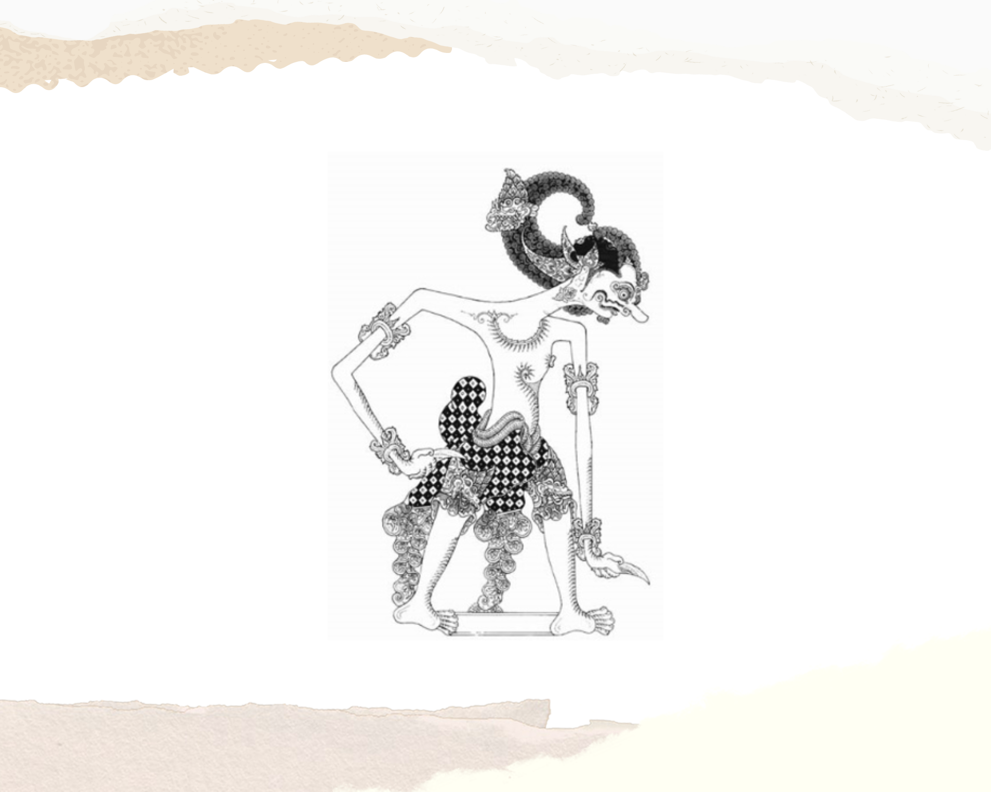 Ilustrasi tokoh wayang Raden Dandunwacana (RADAR MADIUN)