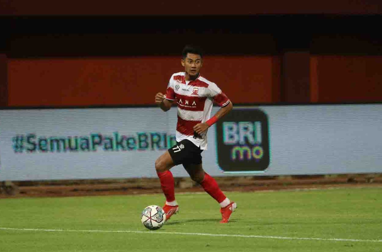 TERSUBUR: Malik Risaldi jadi pemain lokal tersubur di Liga 1 musim ini. (MADURA UNITED)