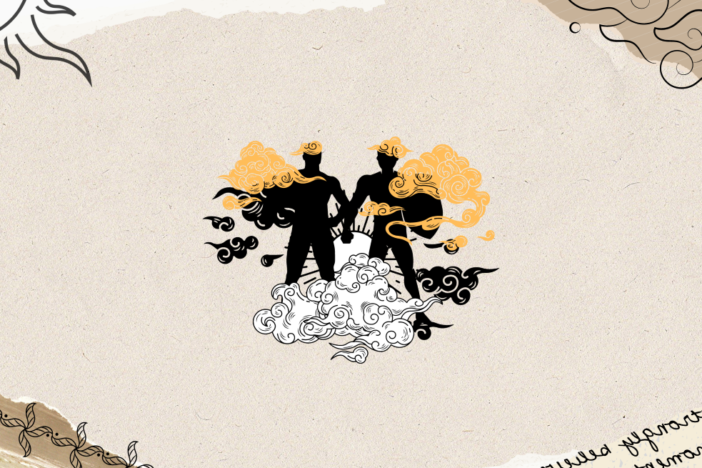 Ilustrasi cerpen lakon wayang Wangsa Barata (RADAR MADIUN)