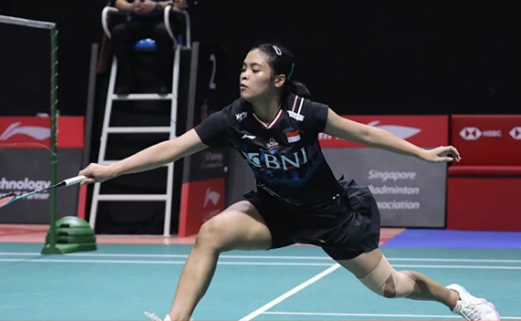 Gregoria Mariska akan hadapi Intanon.