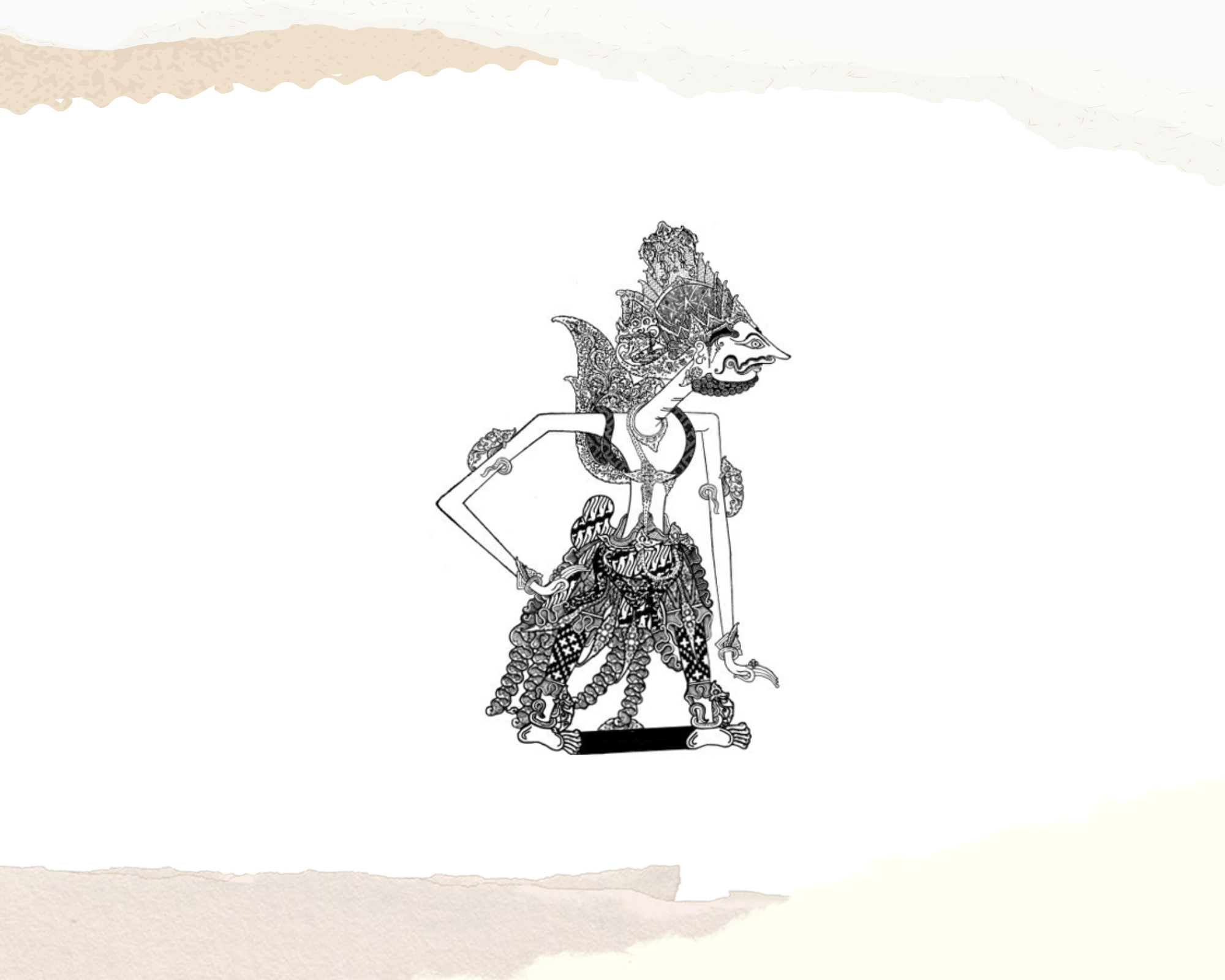 Ilustrasi tokoh wayang Begawan Curiganata (RADAR MADIUN)