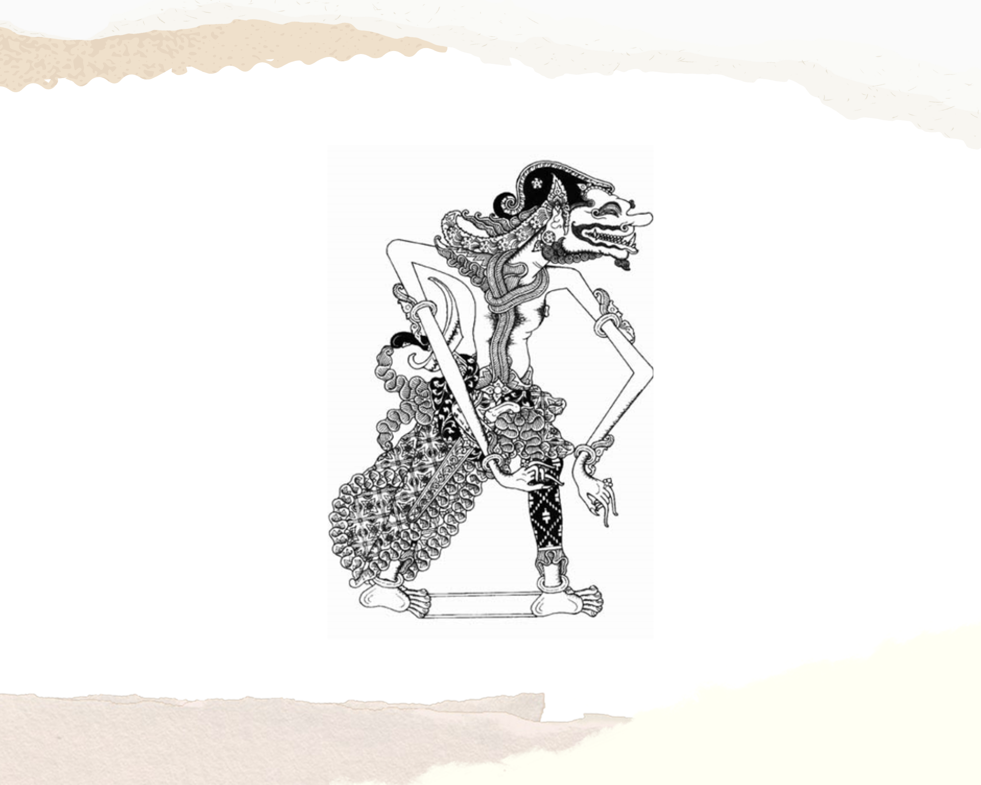 Ilustrasi tokoh wayang Cakil (RADAR MADIUN)