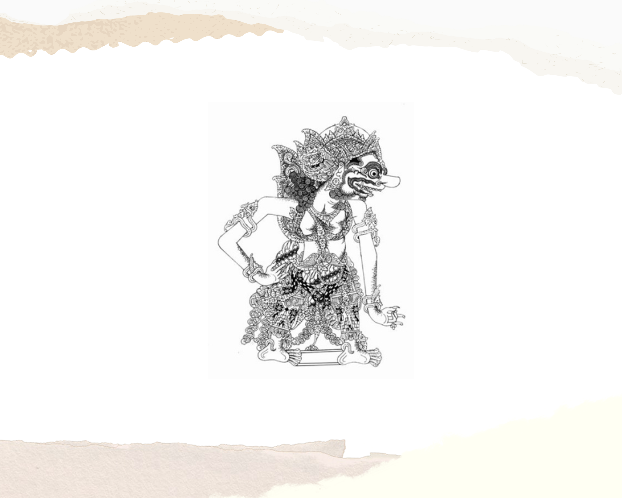 Ilustrasi tokoh wayang Patih Prahasta (RADAR MADIUN)