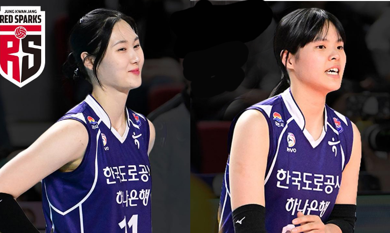Lee Ye-dam dan Shin Eun-ji, rekrutan baru Red Sparks.