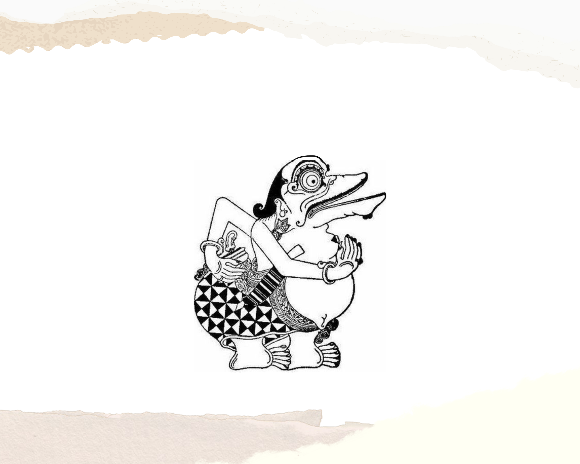 Ilustrasi tokoh wayang Togog alias Tejomantri (RADAR MADIUN)