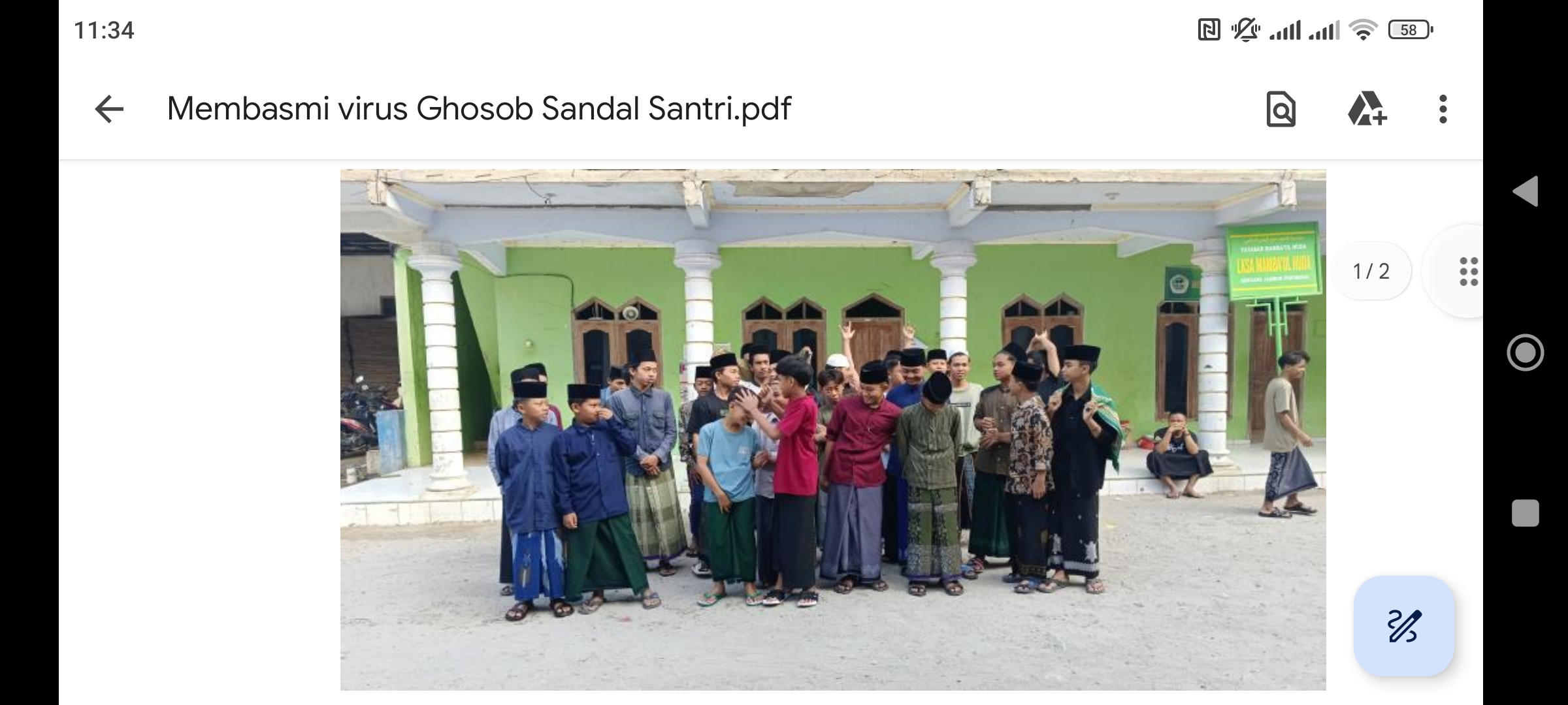 Cara membasmi ghosob di lingkungan pesantren (ISTIMEWA)