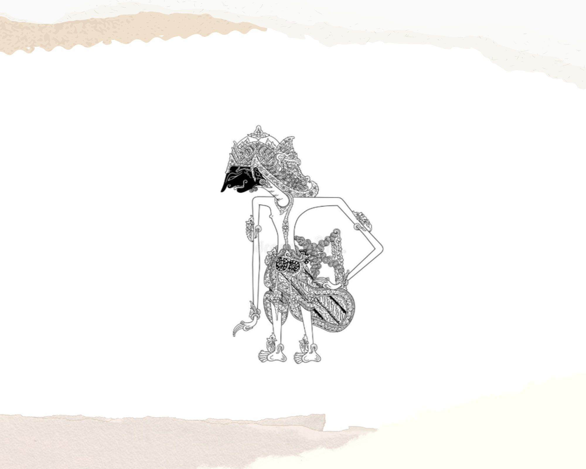 Ilustrasi tokoh wayang Prabu Banaputra (RADAR MADIUN)