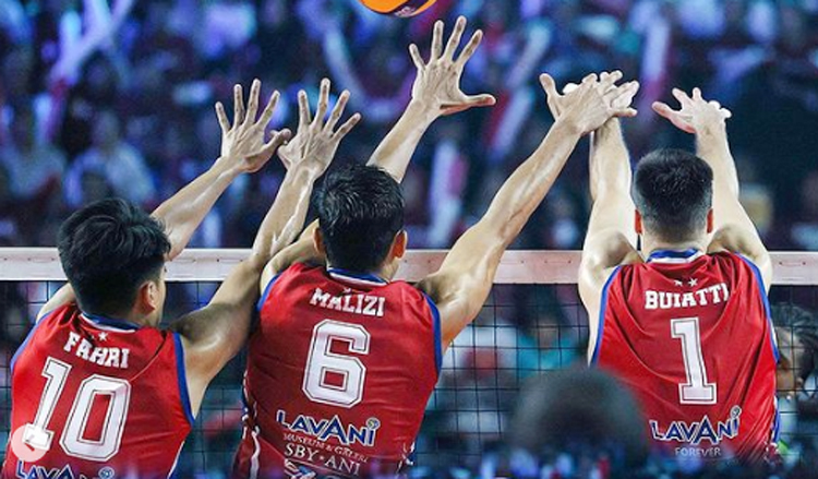Penampilan tim Jakarta LavAni di Proliga.