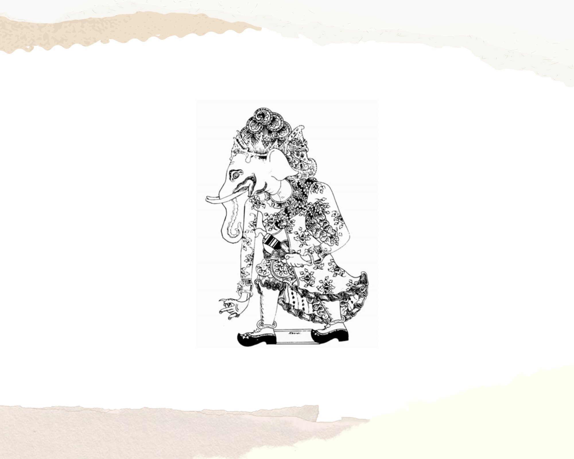 Ilustrasi tokoh wayang Batara Ganesa (RADAR MADIUN)