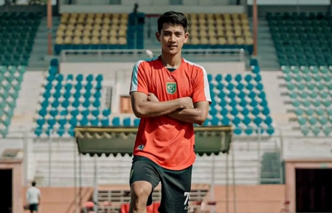 HERE WE GO: Penyerang Persebaya Surabaya Malik Risaldi (ANTARA)