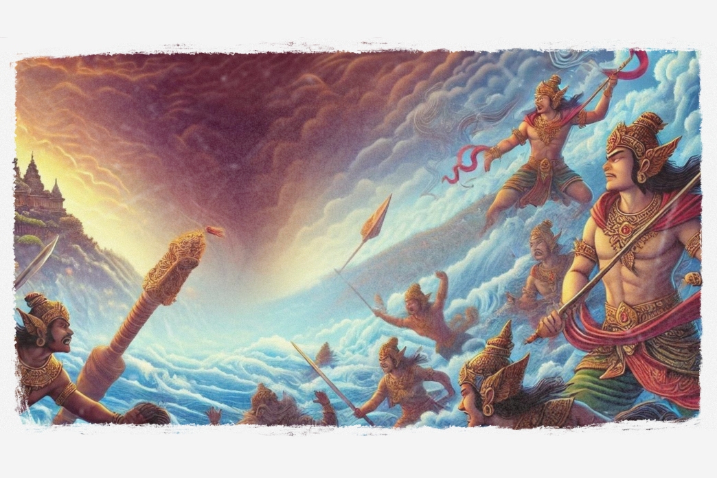 Ilustrasi cerpen lakon wayang Gojali Suta (AI GENERATED/CHAT GPT)