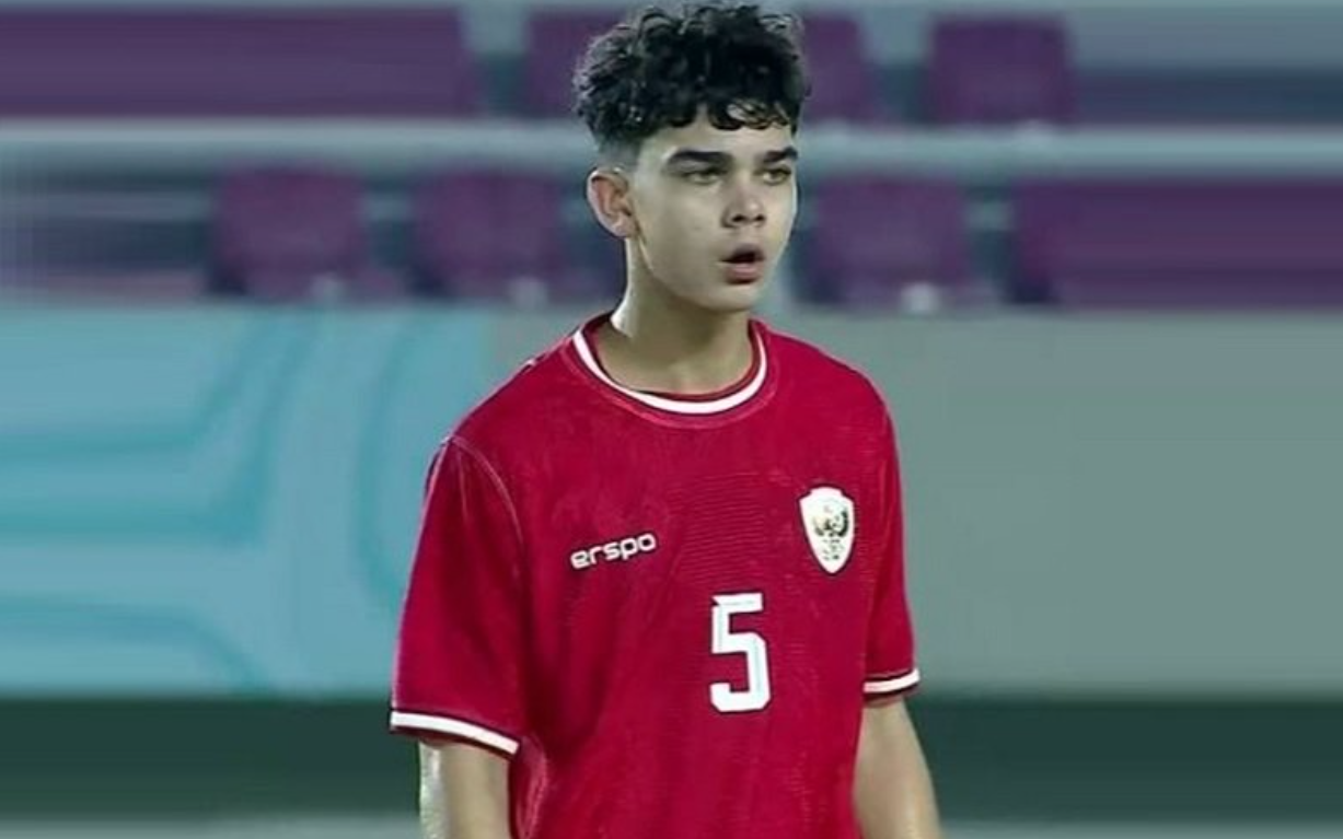 Matthew Baker saat membela Timnas Indonesia U-16 (YOUTUBE)