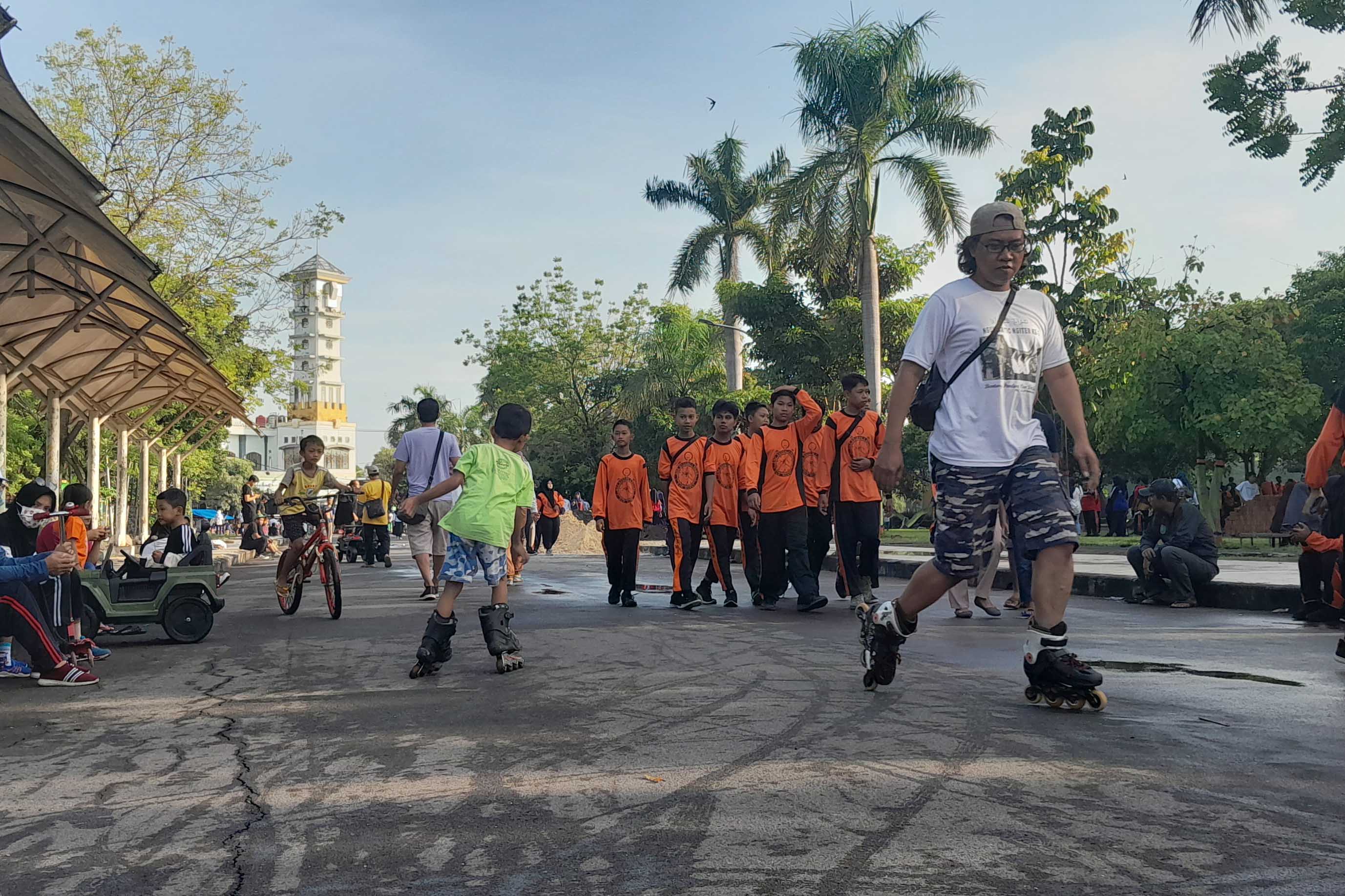 LIBUR SEMENTARA: Kegiatan car free day di kawasan Alun-Alun Merdeka, Minggu (7/6) nanti, ditiadakan karena bertepatan upacara Hari Jadi ke-666 Ngawi.