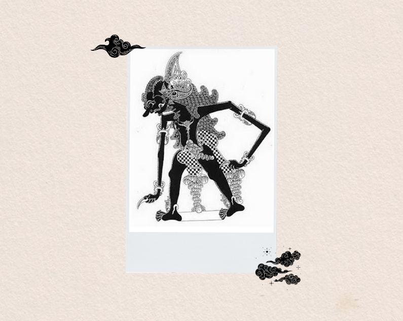 Ilustrasi tokoh wayang Jagal Abilawa (RADAR MADIUN)