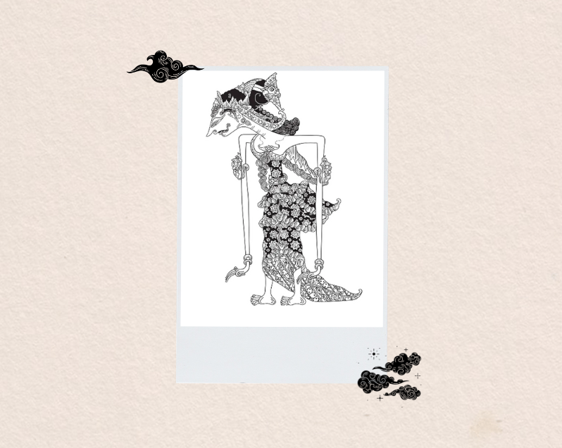 Ilustrasi tokoh wayang Dewi Gandawati (RADAR MADIUN)