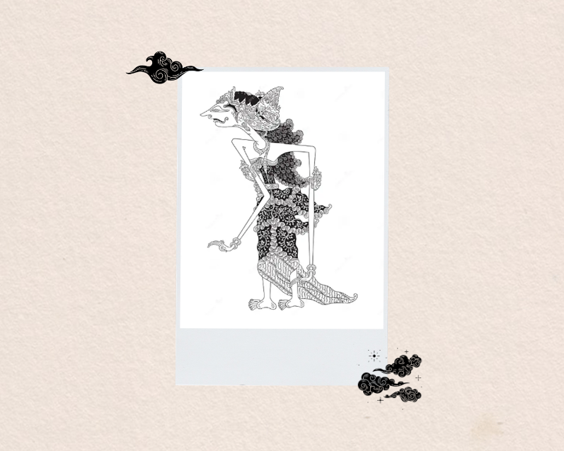 Ilustrasi tokoh wayang Dewi Maerah (RADAR MADIUN)