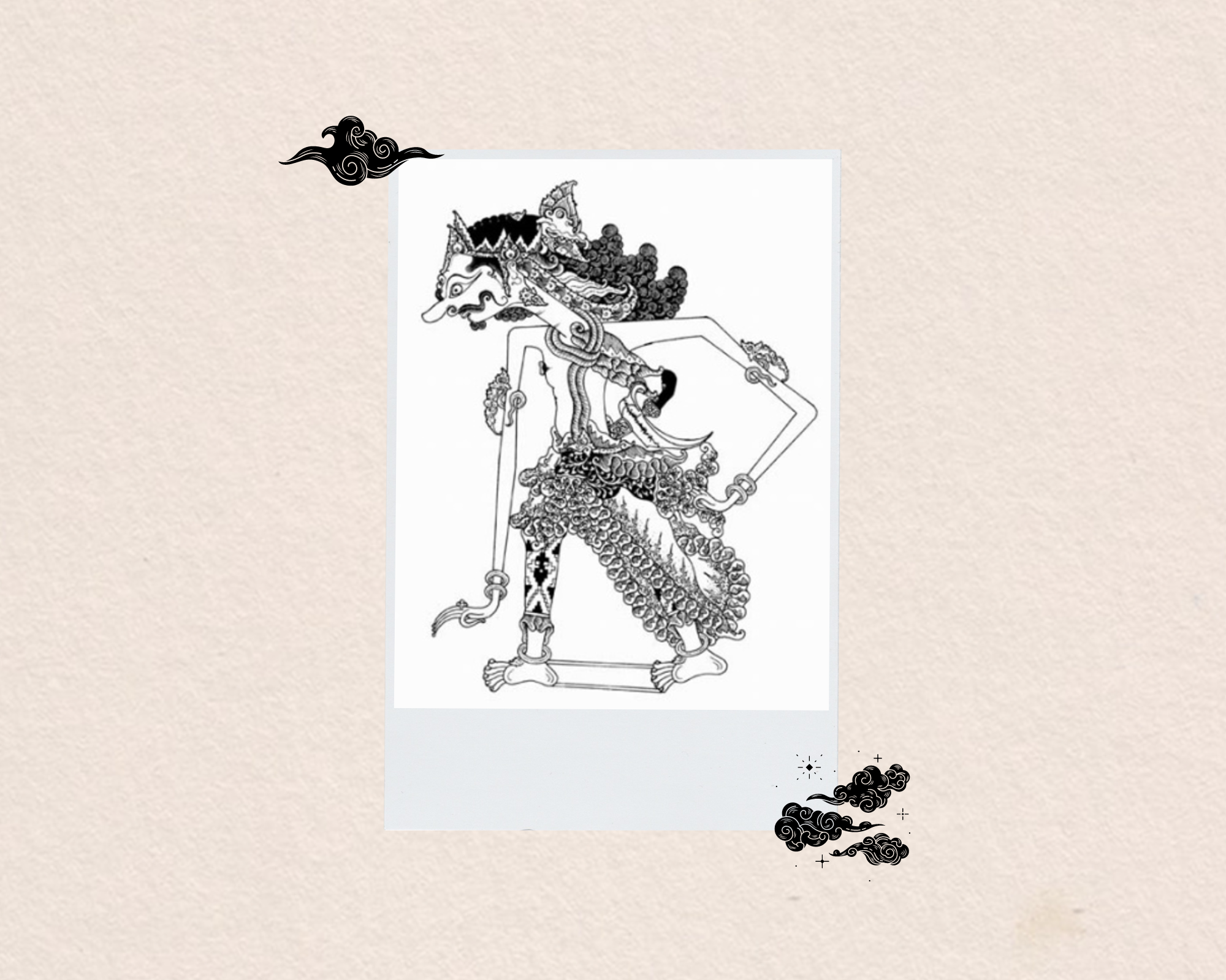 Ilustrasi tokoh wayang Patih Andakawana (RADAR MADIUN)
