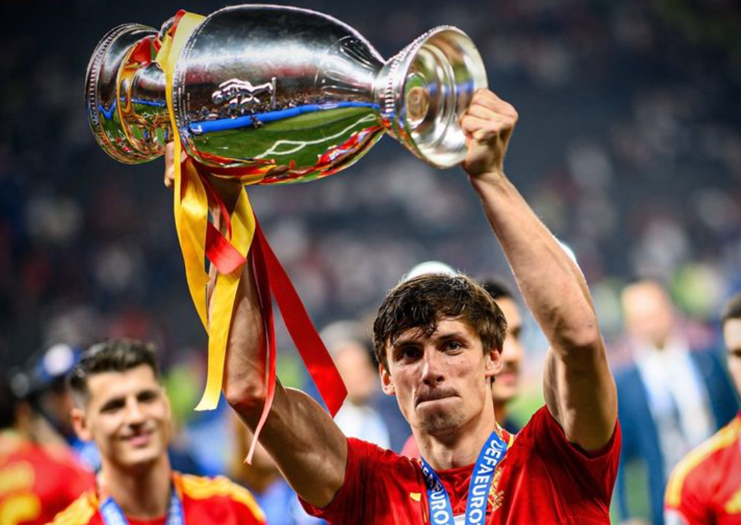 KETURUNAN PRANCIS: Robin Le Normand, pemain naturalisasi yang antar Spanyol juara Euro 2024. (INSTAGRAM)