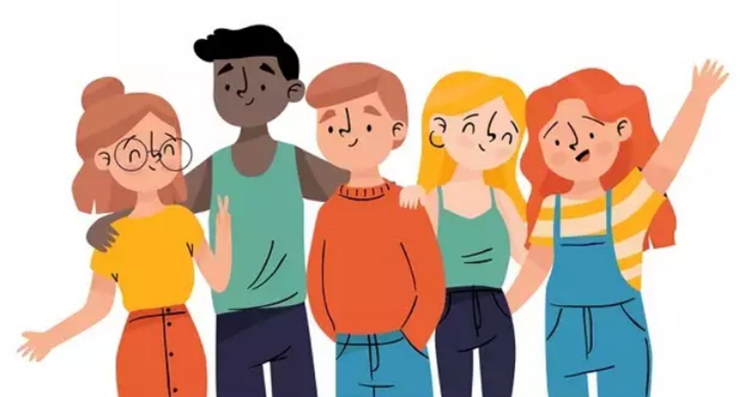 ILUSTRASI: Usaha nemokake jati diri ing kekancan lan sesrawungan. (FREEPIK)