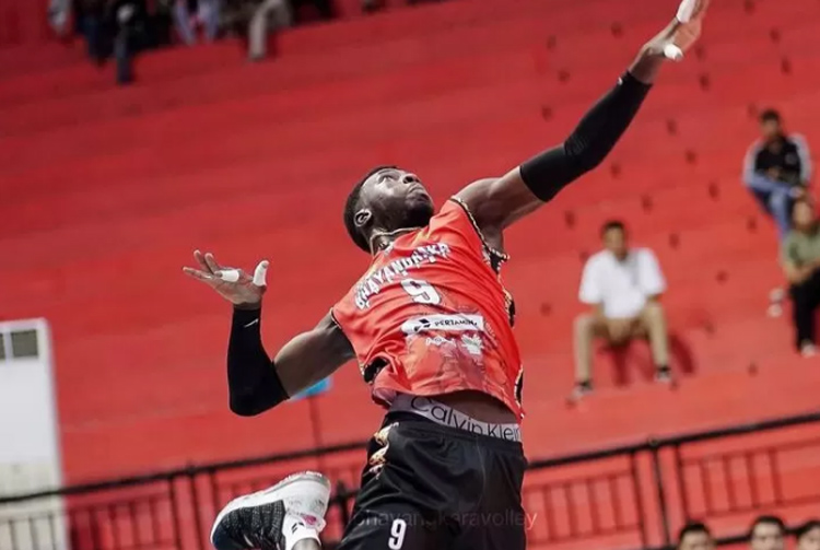 Noumory Keita menjadi pemain tersubur di Proliga 2024 sejauh ini.