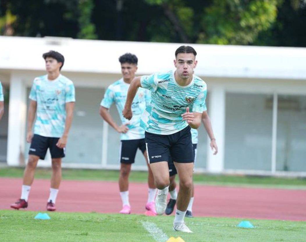 NATURALISASI: Jens Raven, striker keturunan yang kini memperkuat Timnas Indonesia di Piala AFF U-19. (INSTAGRAM)