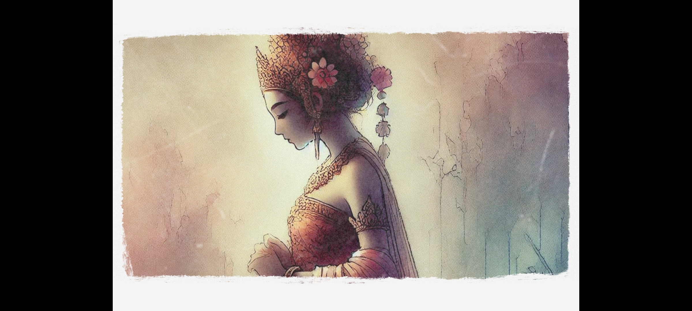 Ilustrasi lakon wayang Banowati Pupus (AI GENERATED/CHAT GPT)