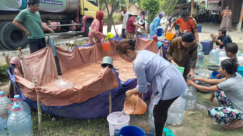 Ilustrasi Foto : BPBD Ngawi memetakan dampak kekeringan di Ngawi tahun ini.
