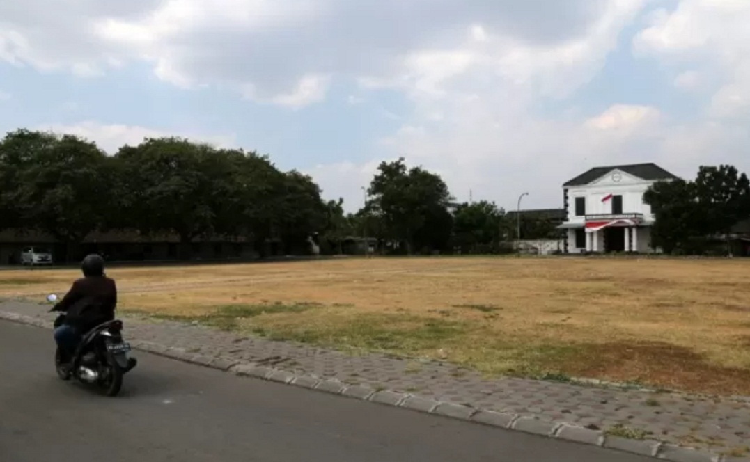 KAANAN SAIKI: Lapangan Pamedan ing Pura Mangkuneran, Kota Solo, Jawa Tengah. (DOKUMEN/RADAR SOLO)