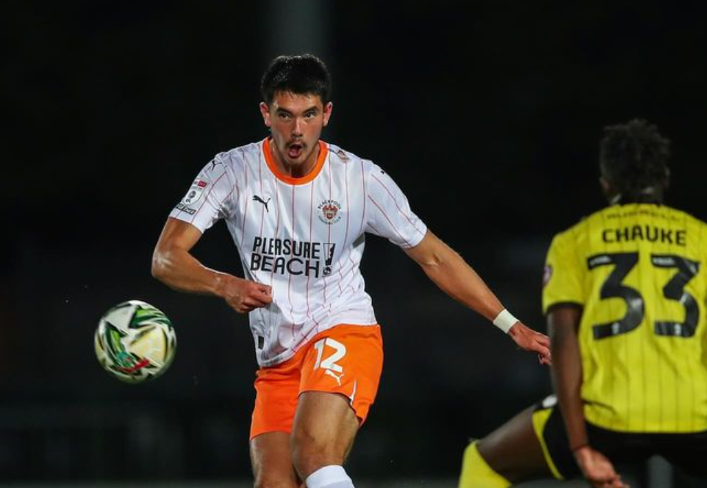 DEBUT: Unggahan terbaru Elkan Baggott saat berseragam Blackpool FC. (INSTAGRAM)