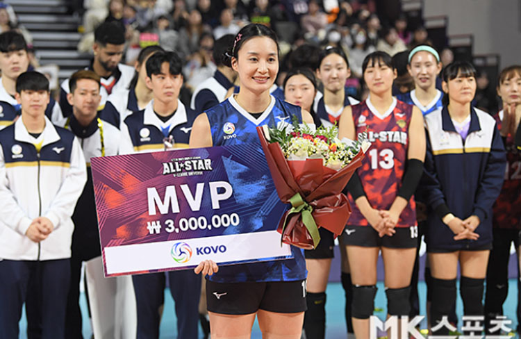 Pyo Seung Ju meraih gelar MVP All Star musim lalu.