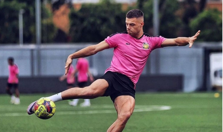Djordje Maksimovic, pemain asing terbaru yang didatangkan Gresik United.