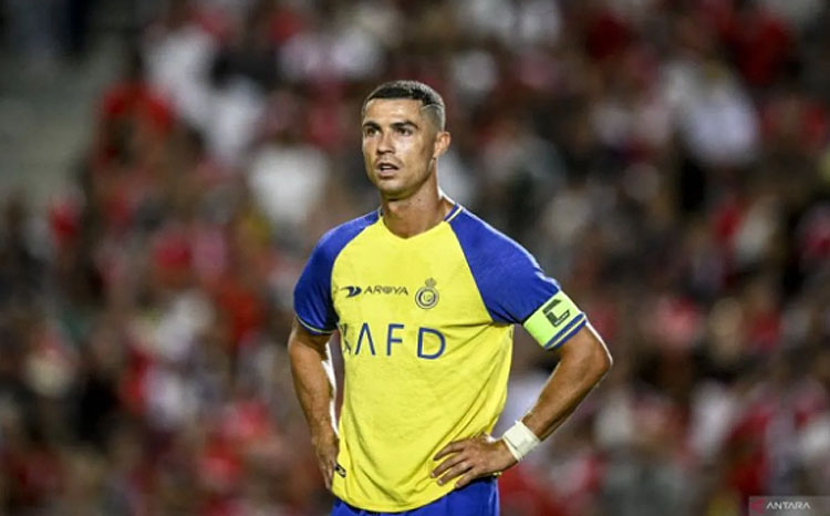 Cristiano Ronaldo saat ini bermain di Liga Arab Saudi bersama Al Nassr.